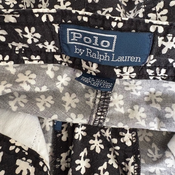 Polo by Ralph Lauren Black and White Women's Shorts - Picture 3 of 6